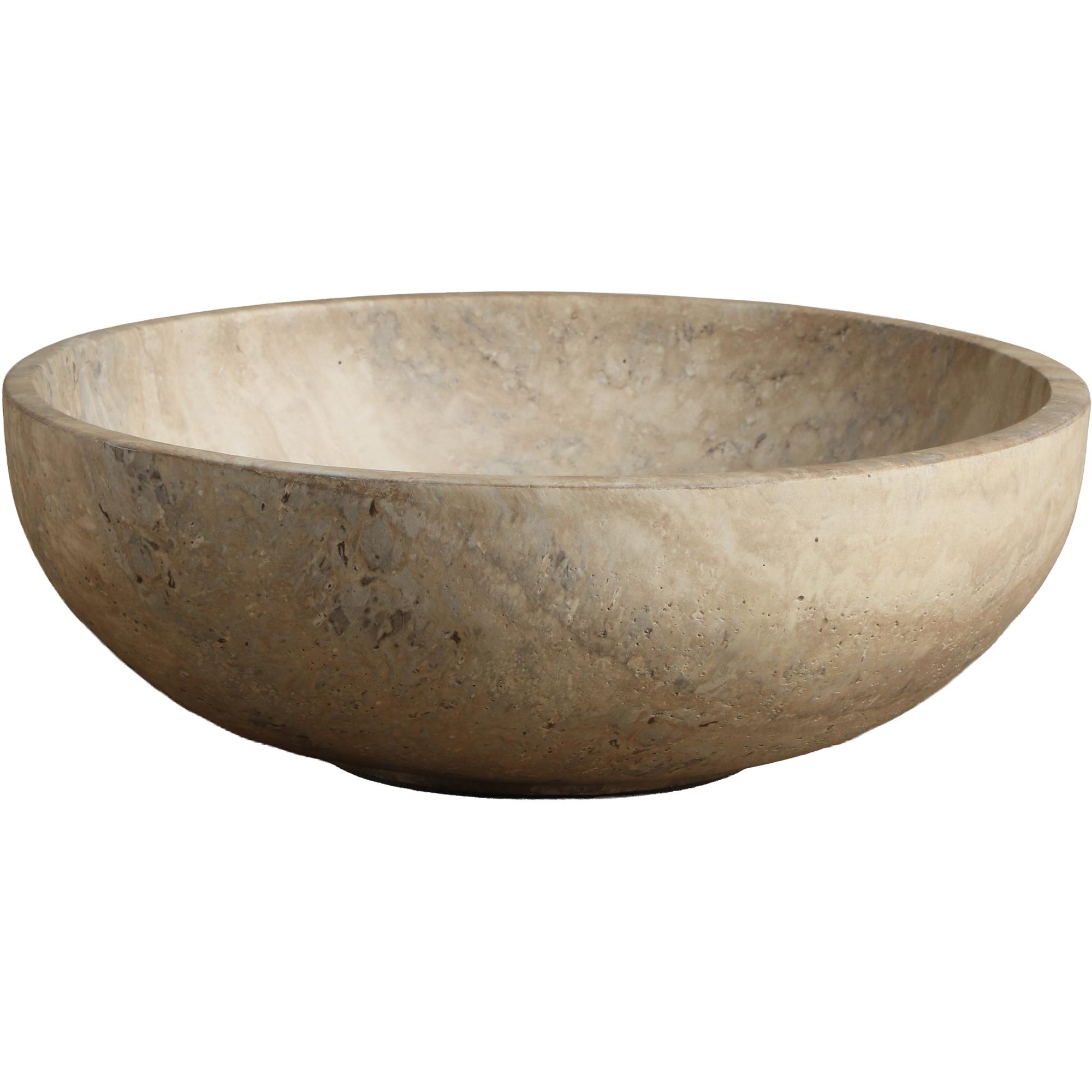 Ostuni Bowl - Travertine Look - Dune 1 Ostuni Bowl - Travertine Look - Dune