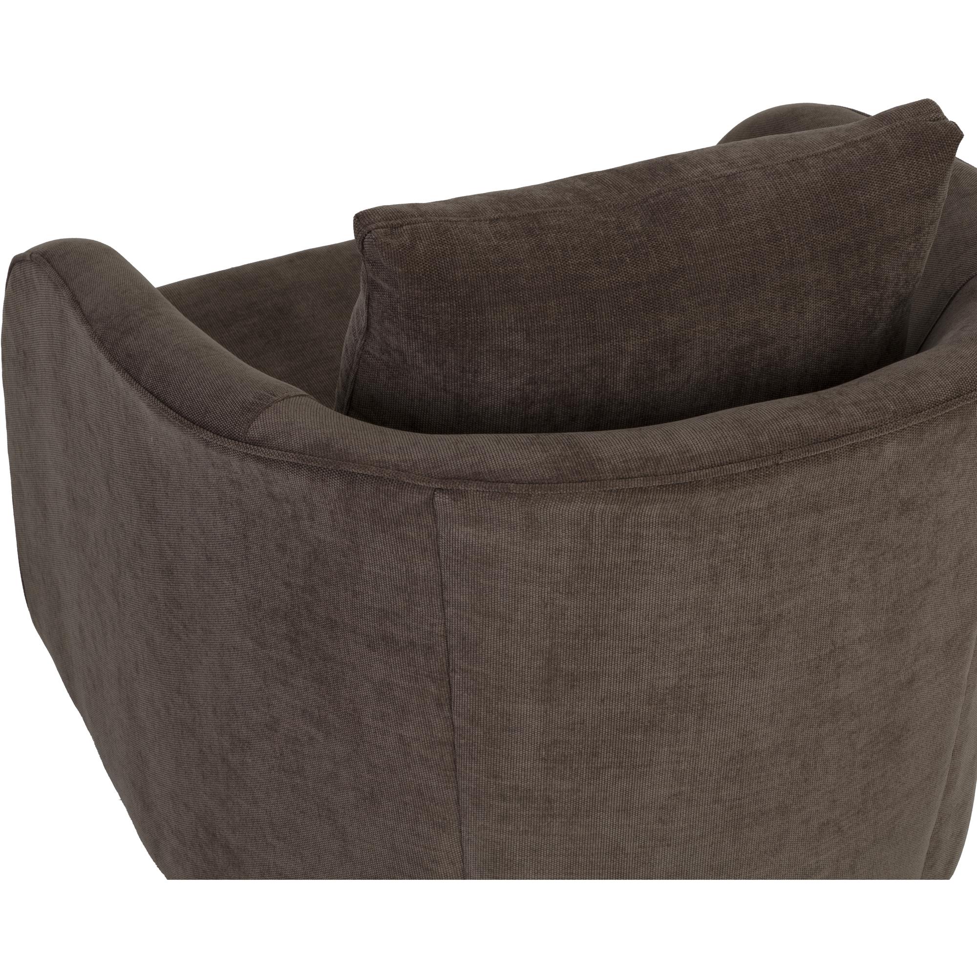 Wexford Swivel Lounge Chair - Rika Chocolate 5 Wexford Swivel Lounge Chair - Rika Chocolate - Image 5