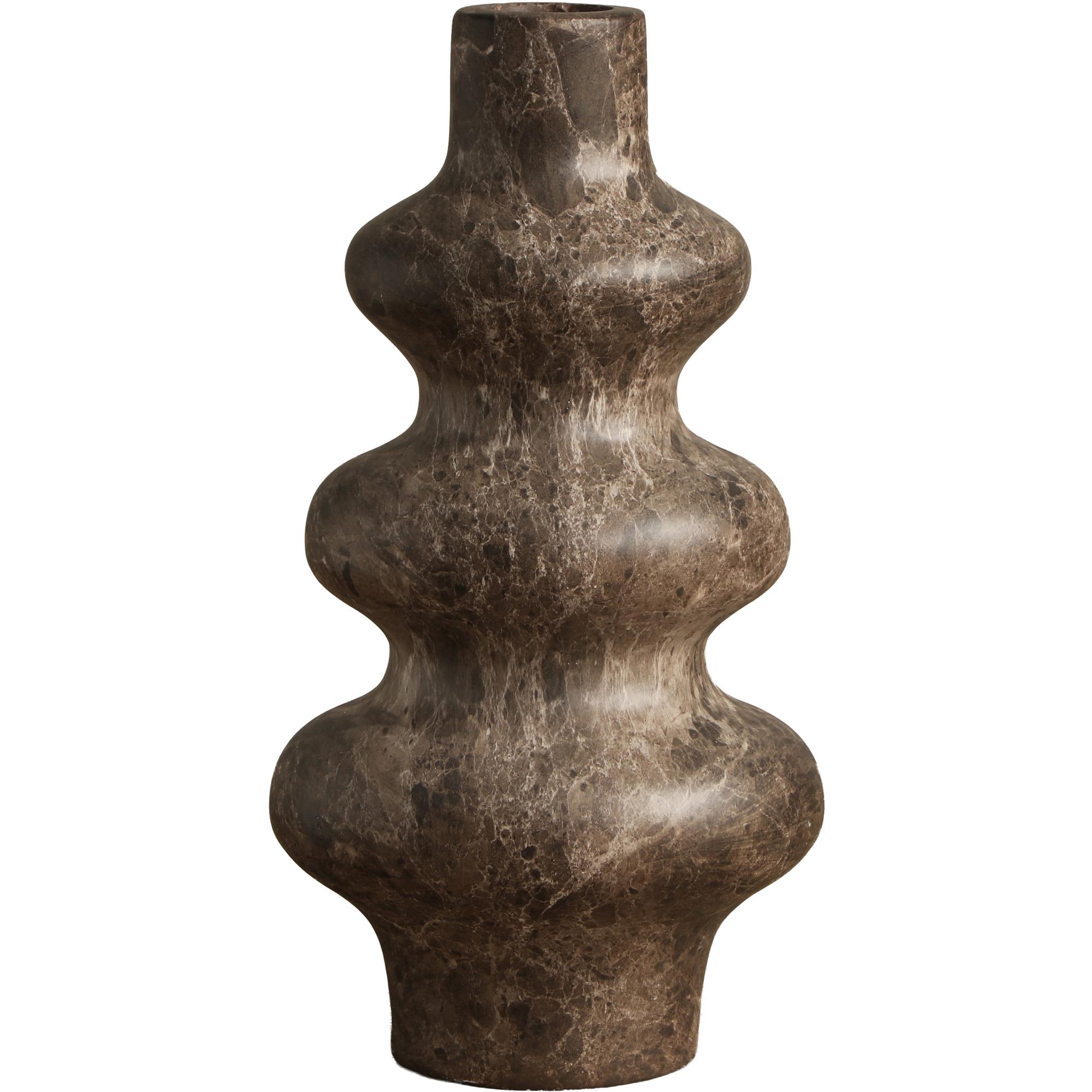 Babylon Vase - Large - Marble Look - Dark Emperador 1 Babylon Vase - Large - Marble Look - Dark Emperador