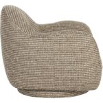 Tesoro Swivel Lounge Chair - Torched Meringue 7 Tesoro Swivel Lounge Chair - Torched Meringue - Image 3