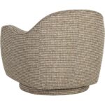 Tesoro Swivel Lounge Chair - Torched Meringue 8 Tesoro Swivel Lounge Chair - Torched Meringue - Image 4