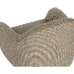 Tesoro Swivel Lounge Chair - Torched Meringue 9 Tesoro Swivel Lounge Chair - Torched Meringue - Image 5