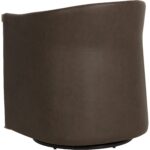 Leontine Swivel Lounge Chair - Gellar Earth / Eglinton Espresso 9 Leontine Swivel Lounge Chair - Gellar Earth / Eglinton Espresso - Image 4