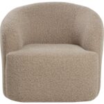 Fuwari Swivel Lounge Chair - Macio Shearling 6 Fuwari Swivel Lounge Chair - Macio Shearling - Image 2