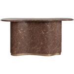 Isola Console Table - Marble Look - Mocha 7 Isola Console Table - Marble Look - Mocha - Image 3