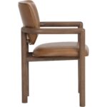 Fremont Dining Armchair - Missouri Cognac Leather 7 Fremont Dining Armchair - Missouri Cognac Leather - Image 3