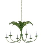 Royal Palm Chandelier - Green 4 Royal Palm Chandelier - Green 12150 12150 B