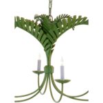 Royal Palm Chandelier - Green 5 Royal Palm Chandelier - Green 12150 12150 C
