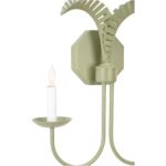 Petite Palm Sconce - Green 5 Petite Palm Sconce - Green 12158 12158 C