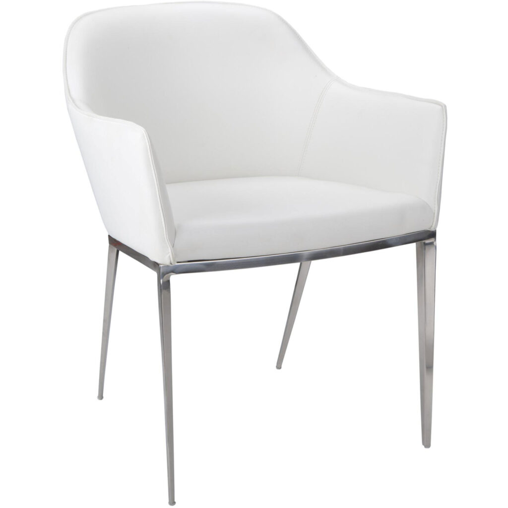 Stanis Dining Armchair - White