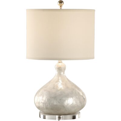 Capiz Shell Bottle Lamp