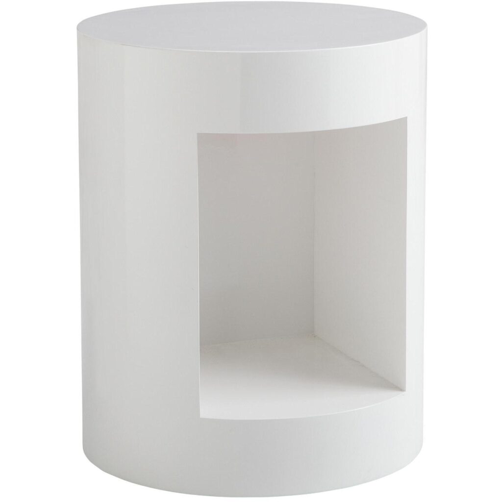 Beacon End Table - High Gloss White - Image 2