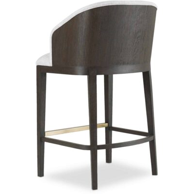 Curata Upholstered Bar Stool 1600-20860-DKW 1600 20860 dkw silo back