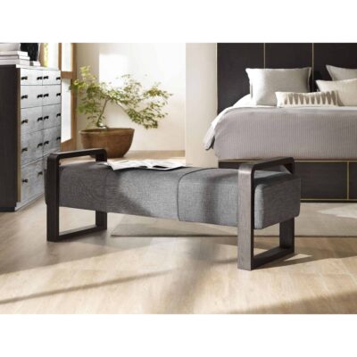 Curata Upholstered Bench 1600-50006-DKW 1600 50006 dkw room