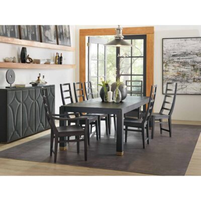 Curata Rectangle Dining Table with 2-20in leaves 1600-75200A-DKW 1600 75200a 300 310 dkw room