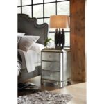 Arabella Mirrored Three-Drawer Nightstand 11 Arabella Mirrored Three-Drawer Nightstand 1610-90116-EGLO 1610 90116 eglo room
