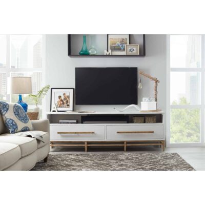 Urban Elevation Low Entertainment Console 1620-55488-WH 1620 55488 wh room