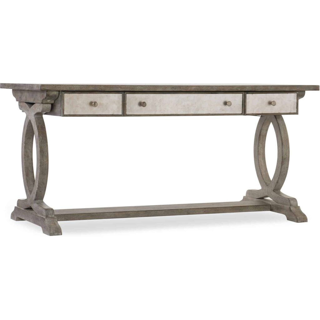 Rustic Glam Trestle Desk