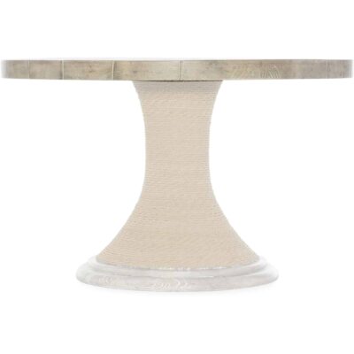 Amani 48in Round Pedestal Dining Table with Wood Top 1672-75203-80 1672 75004 80