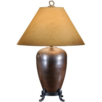 Hammered Bronze Lamp
