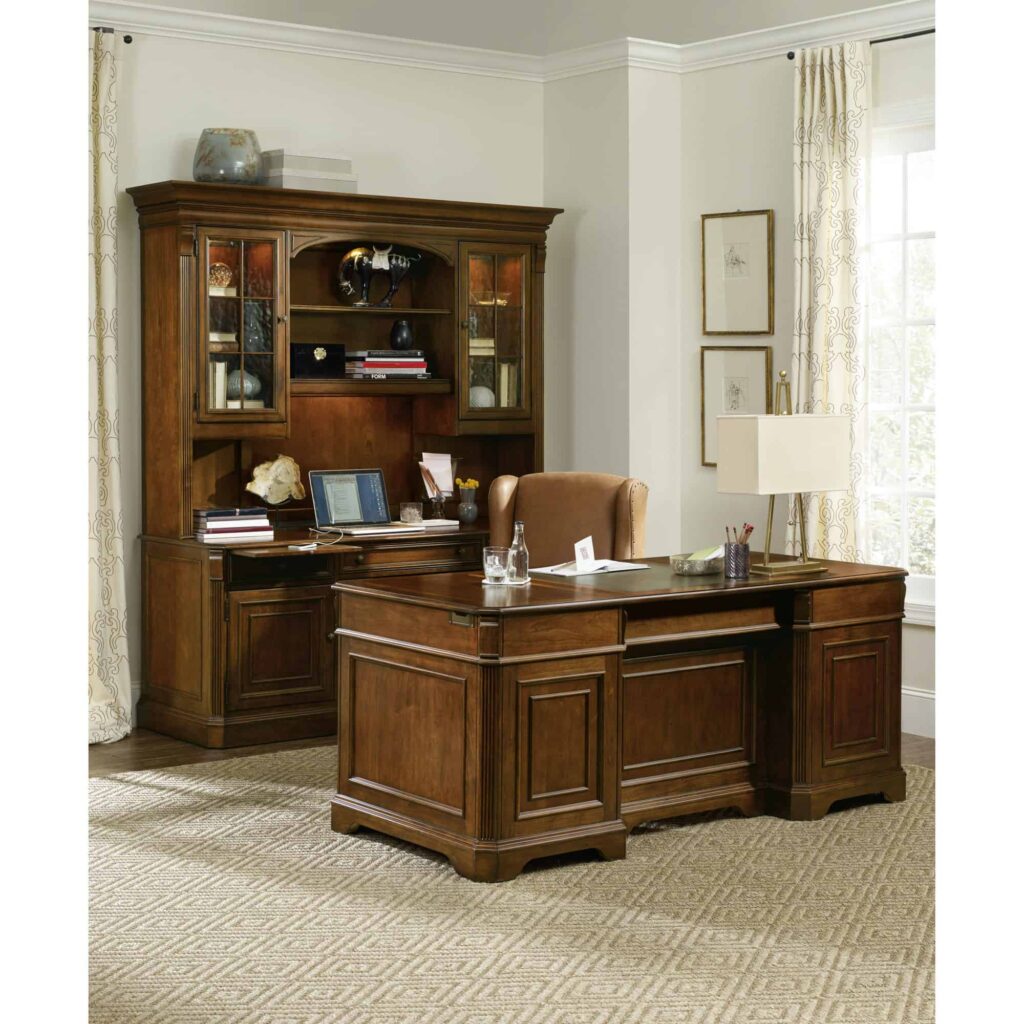 Brookhaven Solid Wood Executive Desk - Image 4