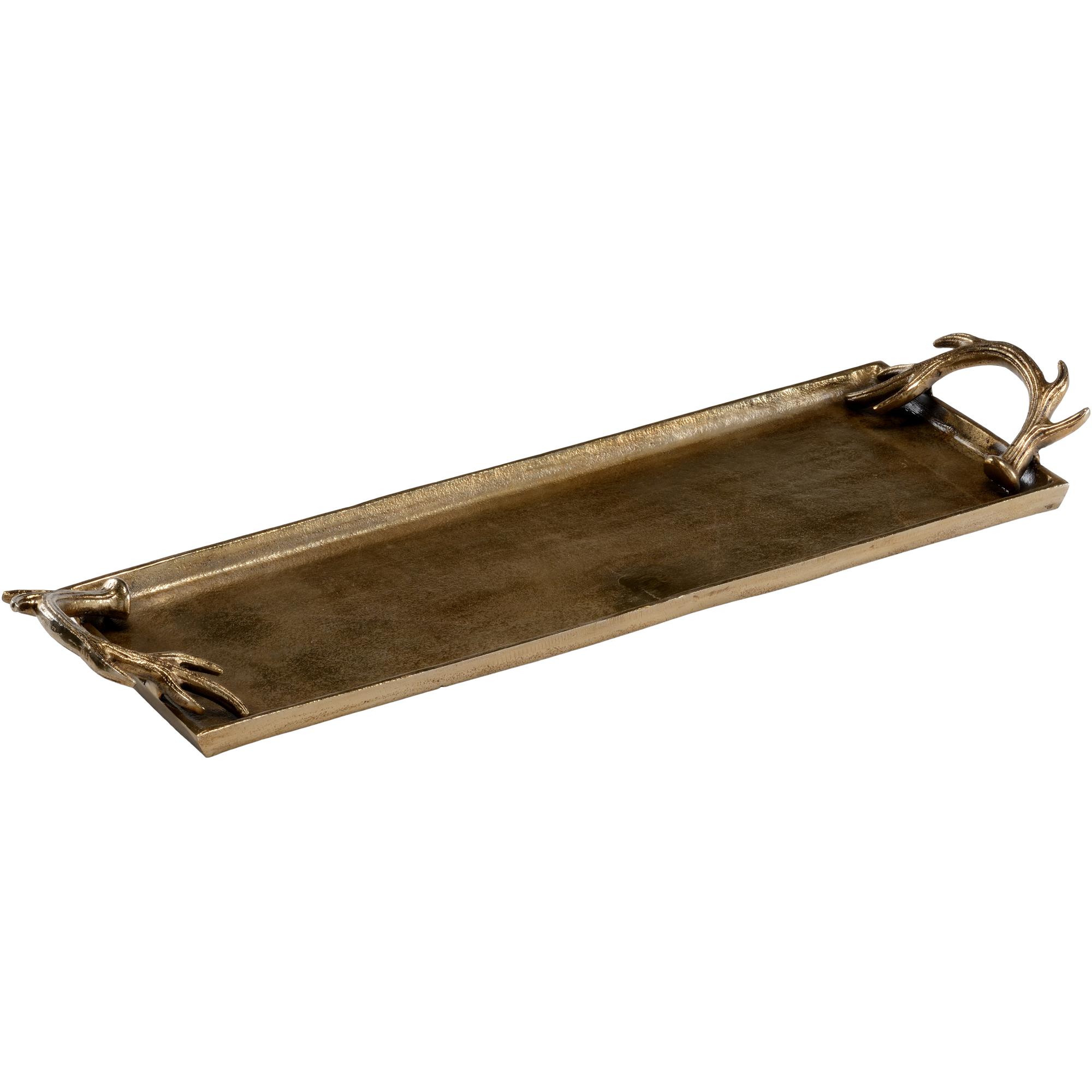 Diana Rectangular Tray - Brass 1 Diana Rectangular Tray - Brass