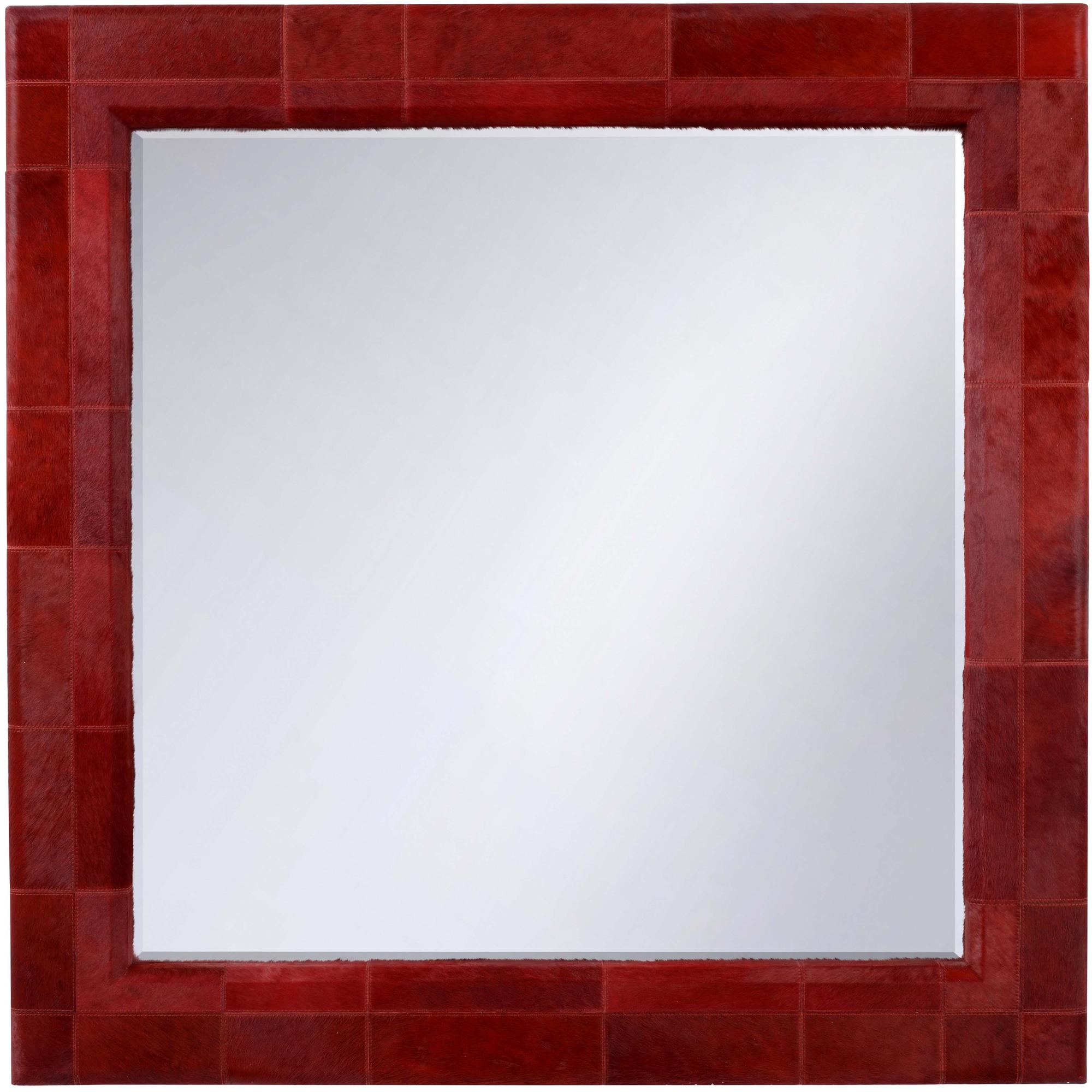 Taurus Wall Mirror - Red 1 Taurus Wall Mirror - Red