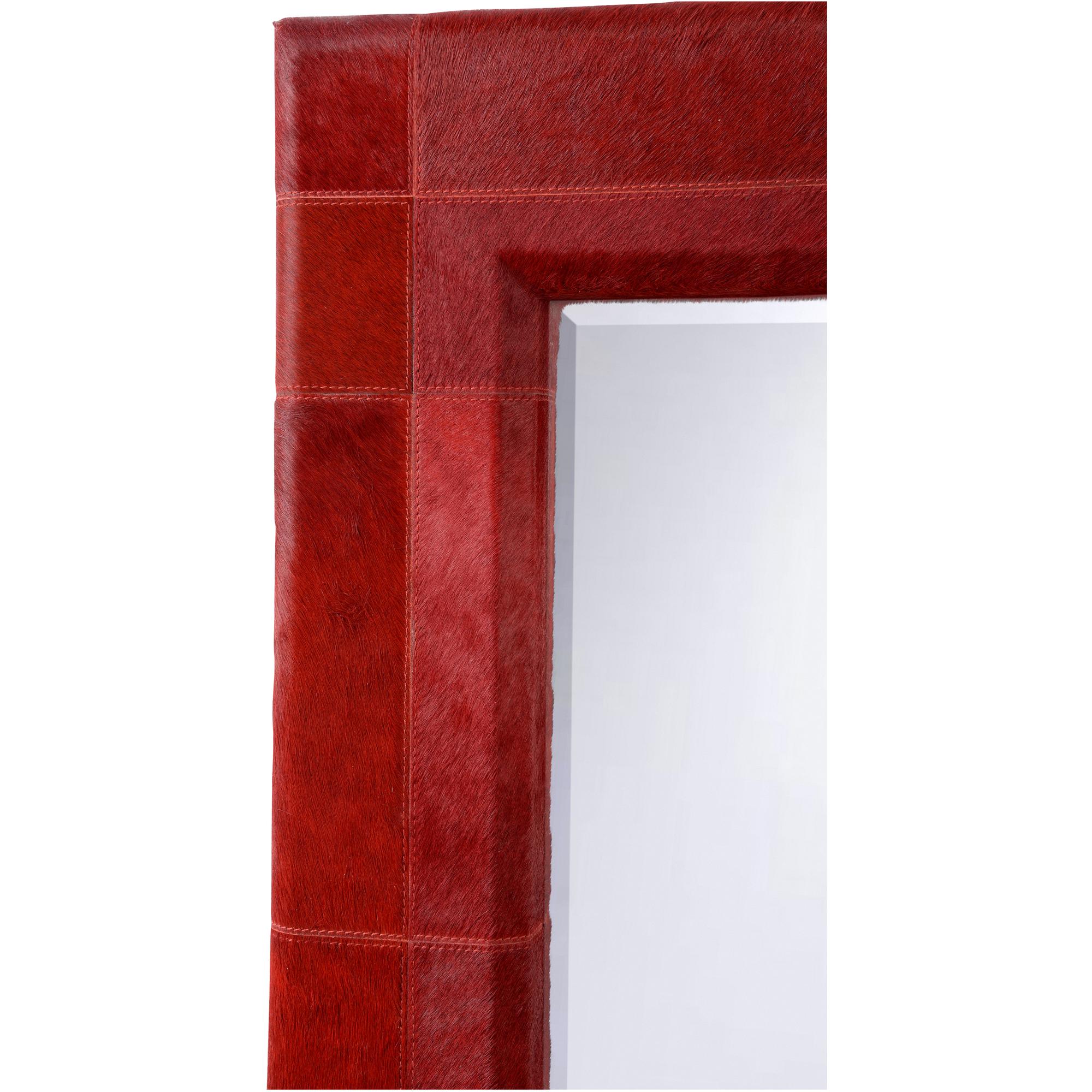 Taurus Wall Mirror - Red 2 Taurus Wall Mirror - Red - Image 2