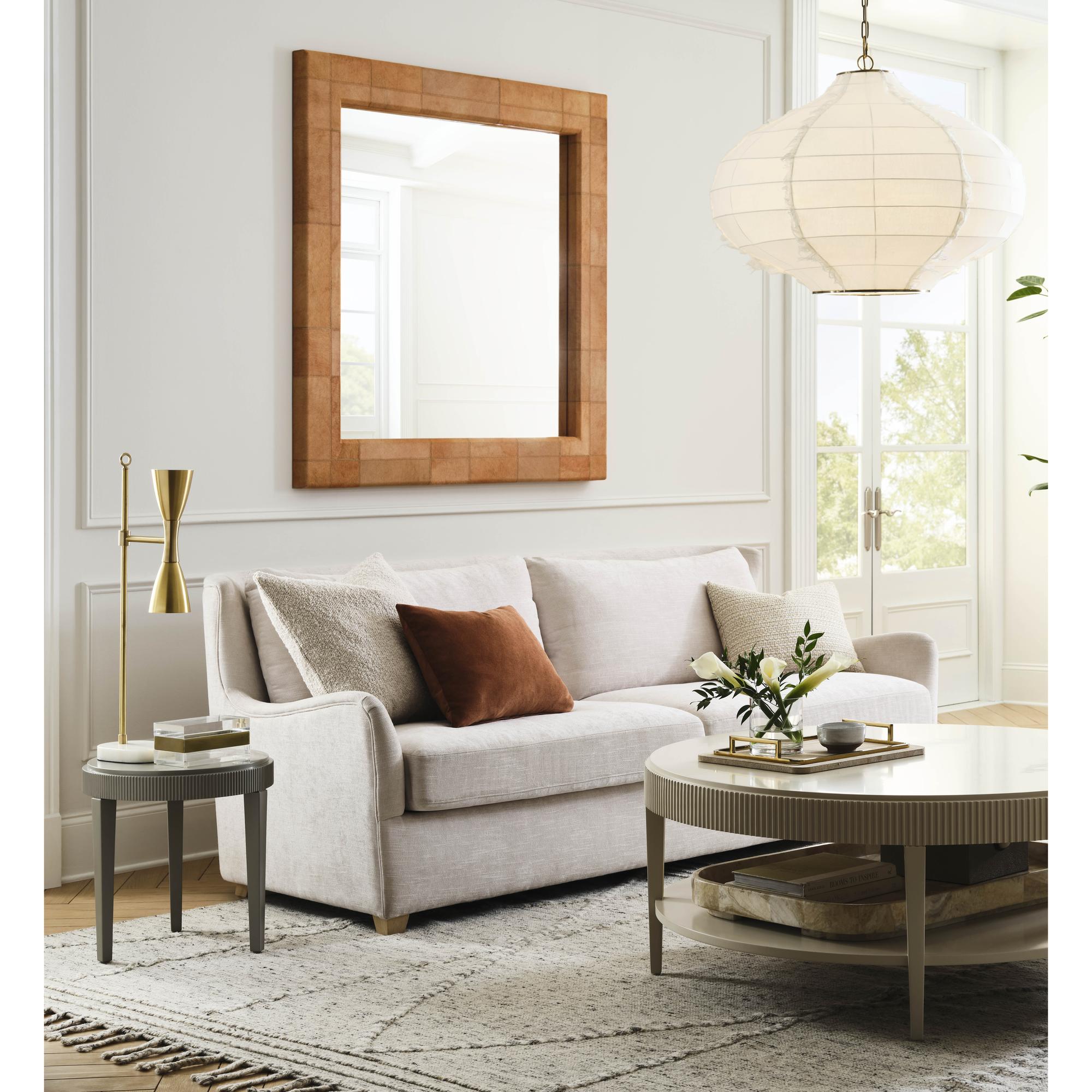 Taurus Wall Mirror - Tan 6 Taurus Wall Mirror - Tan - Image 6