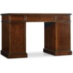 Cherry Knee-Hole Desk-Bow Front 4 Cherry Knee-Hole Desk-Bow Front 299-10-301 299 10 301visitorsside