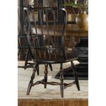 Sanctuary Spindle Side Chair-Ebony 6 Sanctuary Spindle Side Chair-Ebony 3005-75310 3005 75310 inset1