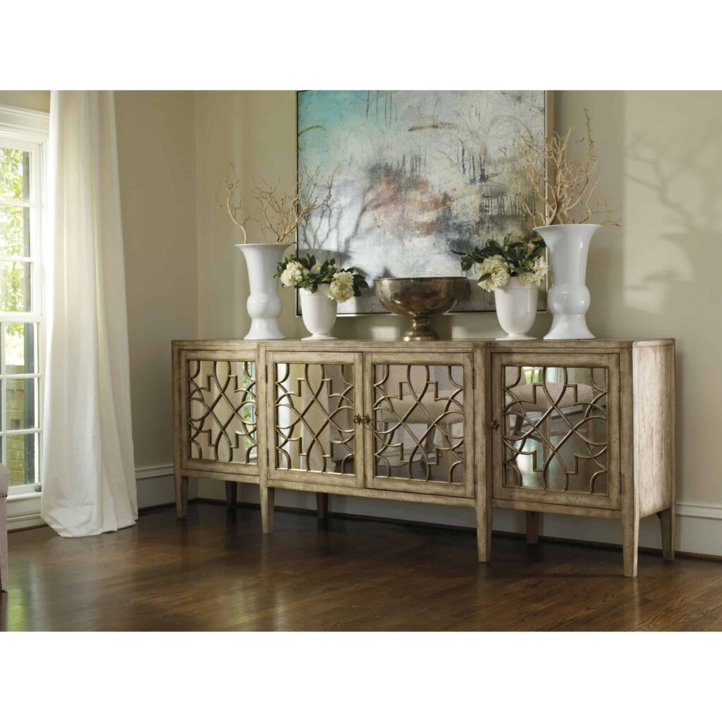 Sanctuary Four-Door Mirrored Console - Surf-Visage - Image 3