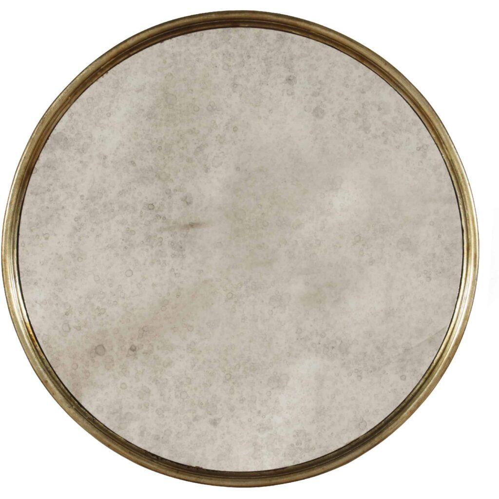 Sanctuary Round Mirrored Accent Table - Visage - Image 3