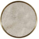 Sanctuary Round Mirrored Accent Table - Visage 5 Sanctuary Round Mirrored Accent Table - Visage 3014-50001 3014 50001 top