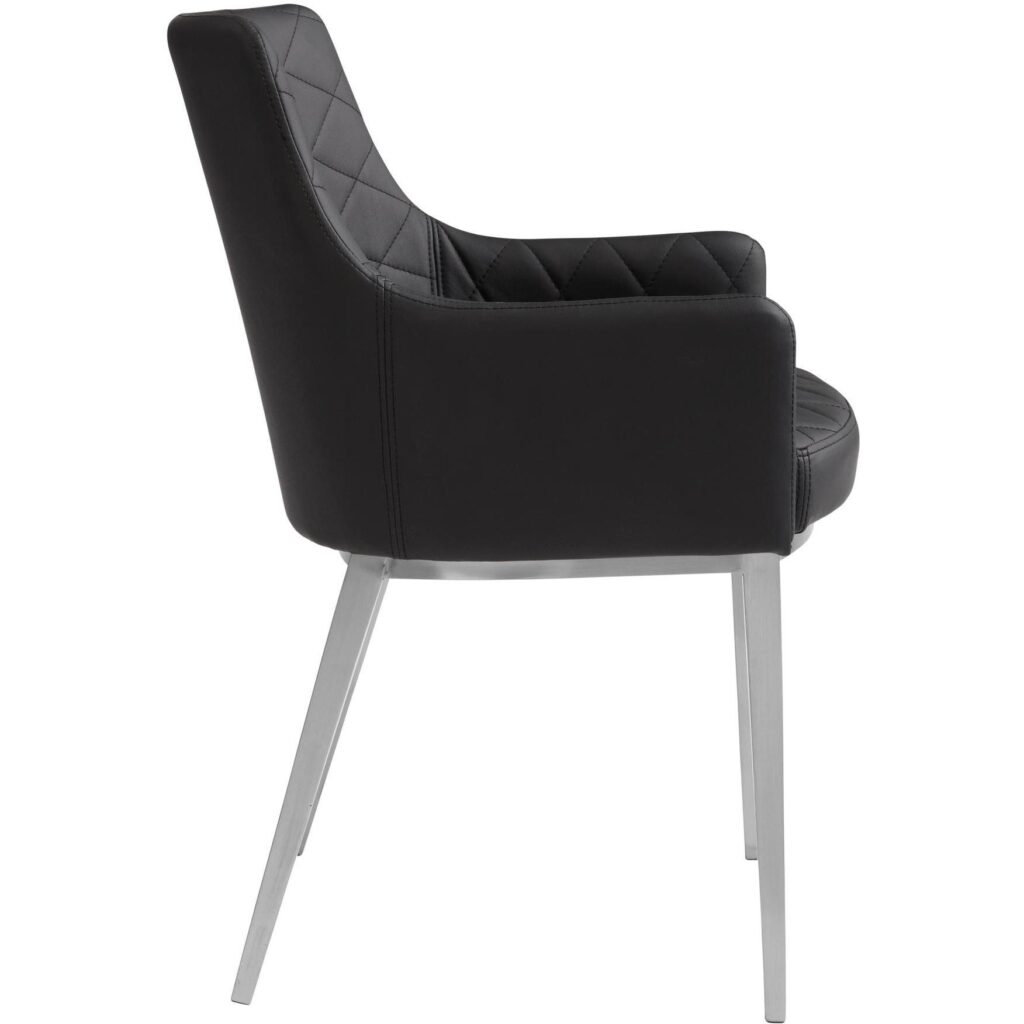 Chase Dining Armchair - Black - Image 3