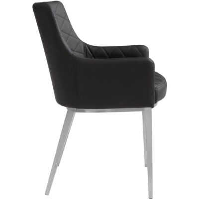 Chase Dining Armchair - Black 30152 30152 CHASE CHAIR BLACK 2