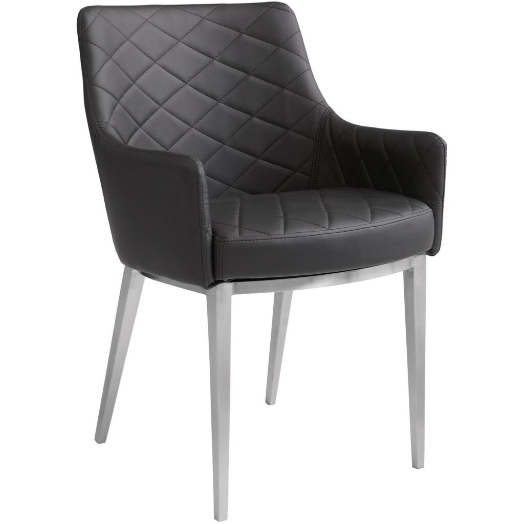 Chase Dining Armchair - Black - Image 5