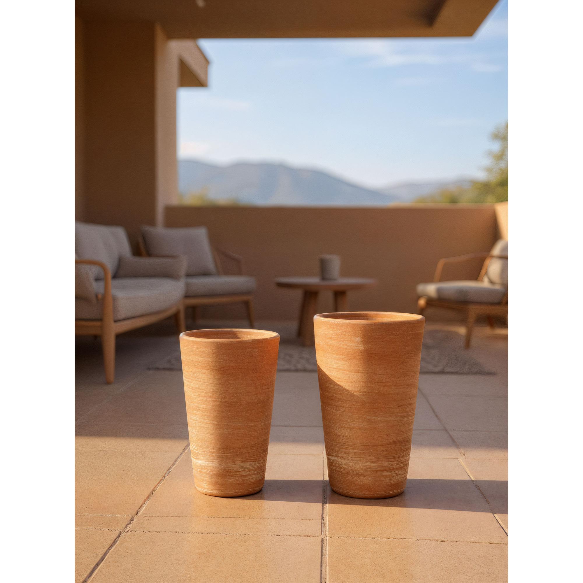 Impruneta Cylinder Pot (Med) 3 Impruneta Cylinder Pot (Med) - Image 3