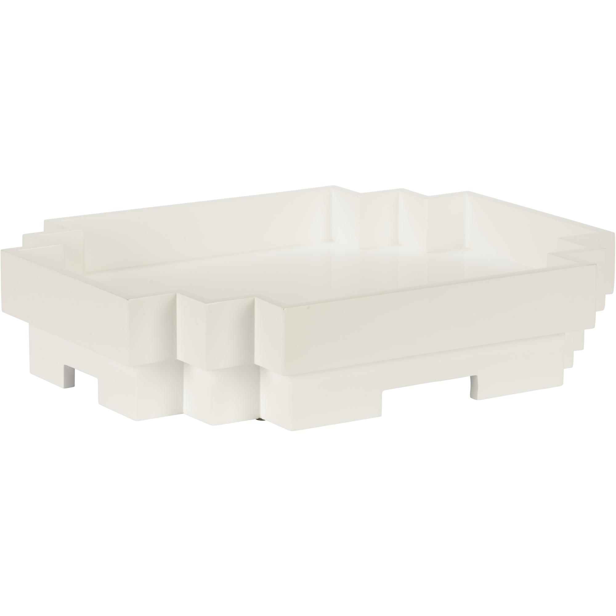 Japandi Tray - White 1 Japandi Tray - White