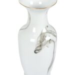 White Cinder And Smoke Vase (Lg) 302435 302435 C