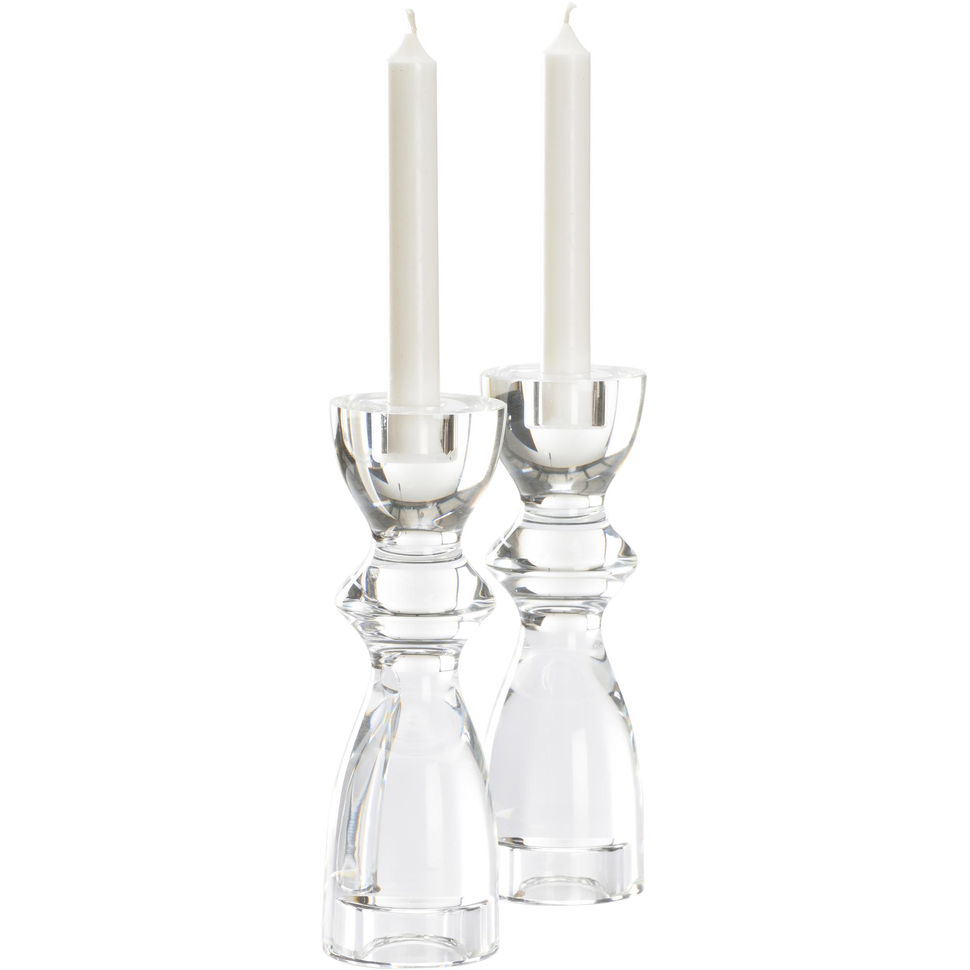 Gris Candlesticks Set of 2 1 Gris Candlesticks Set of 2