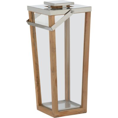 Lanai Teak and Glass Hurricane - MD