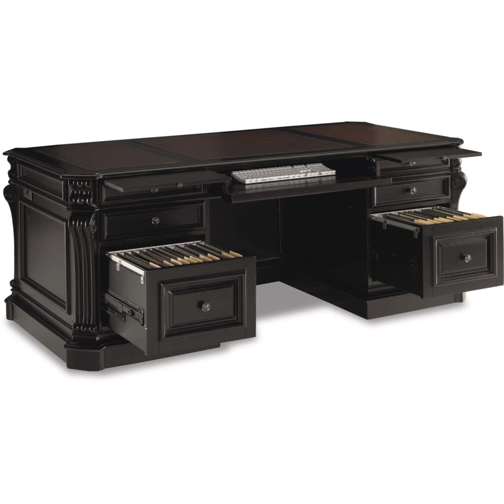 Telluride 76" Executive Desk w/Leather Panels - Image 3