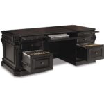 Telluride 76" Executive Desk w/Leather Panels 6 Telluride 76" Executive Desk w/Leather Panels 370-10-363 370 10 363 inset2