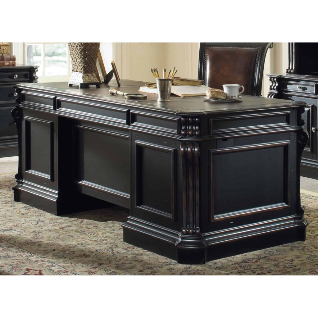 Telluride 76" Executive Desk w/Wood Panels