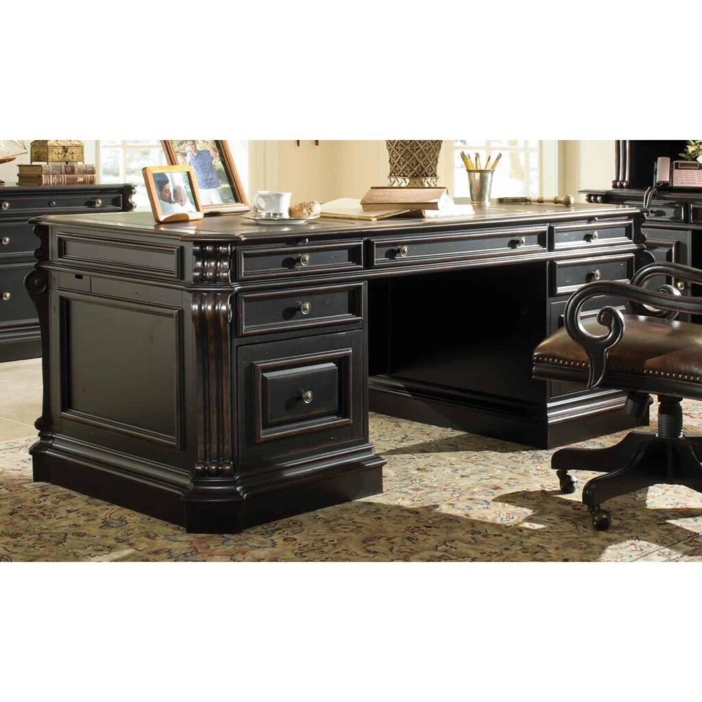 Telluride 76" Executive Desk w/Wood Panels - Image 2