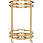 Quatrefoil Bar Cart - Gold 370155 370155 B