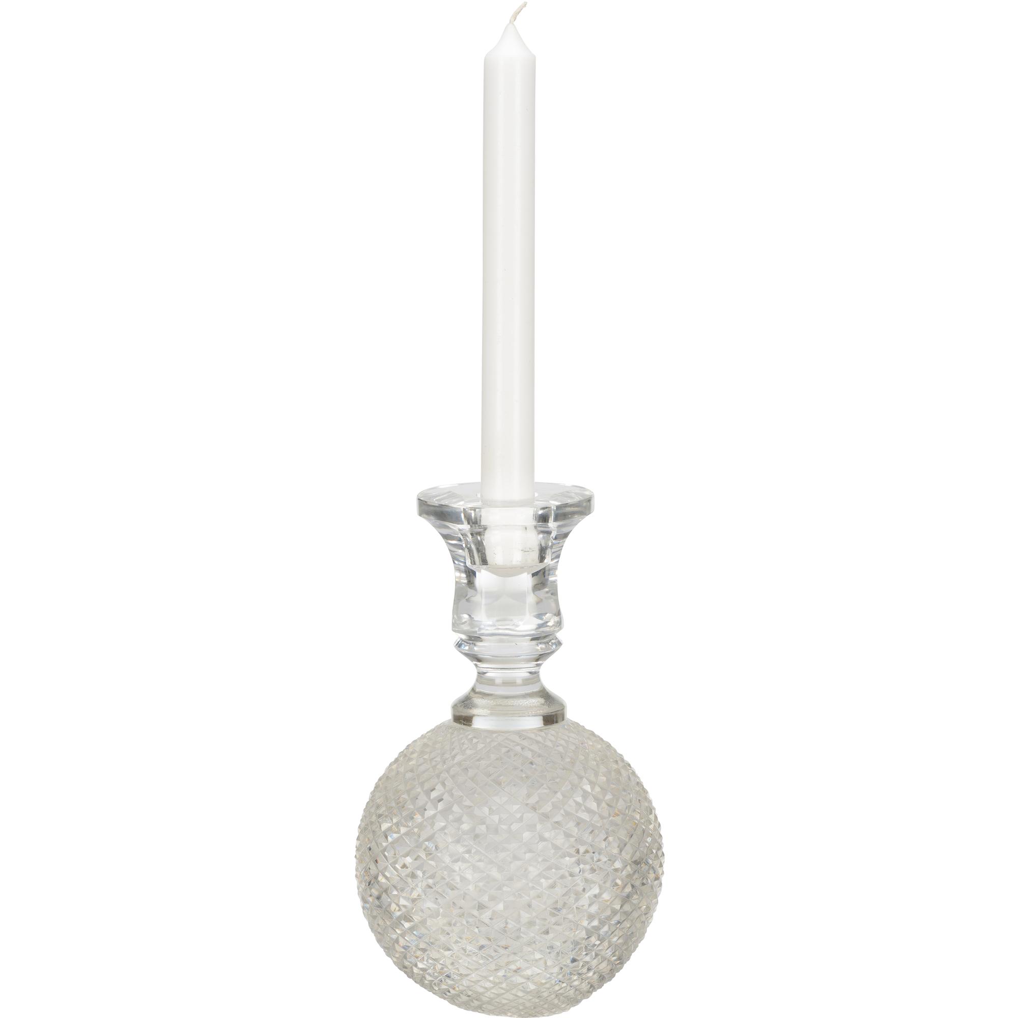 Glass Round Candleholder 1 Glass Round Candleholder