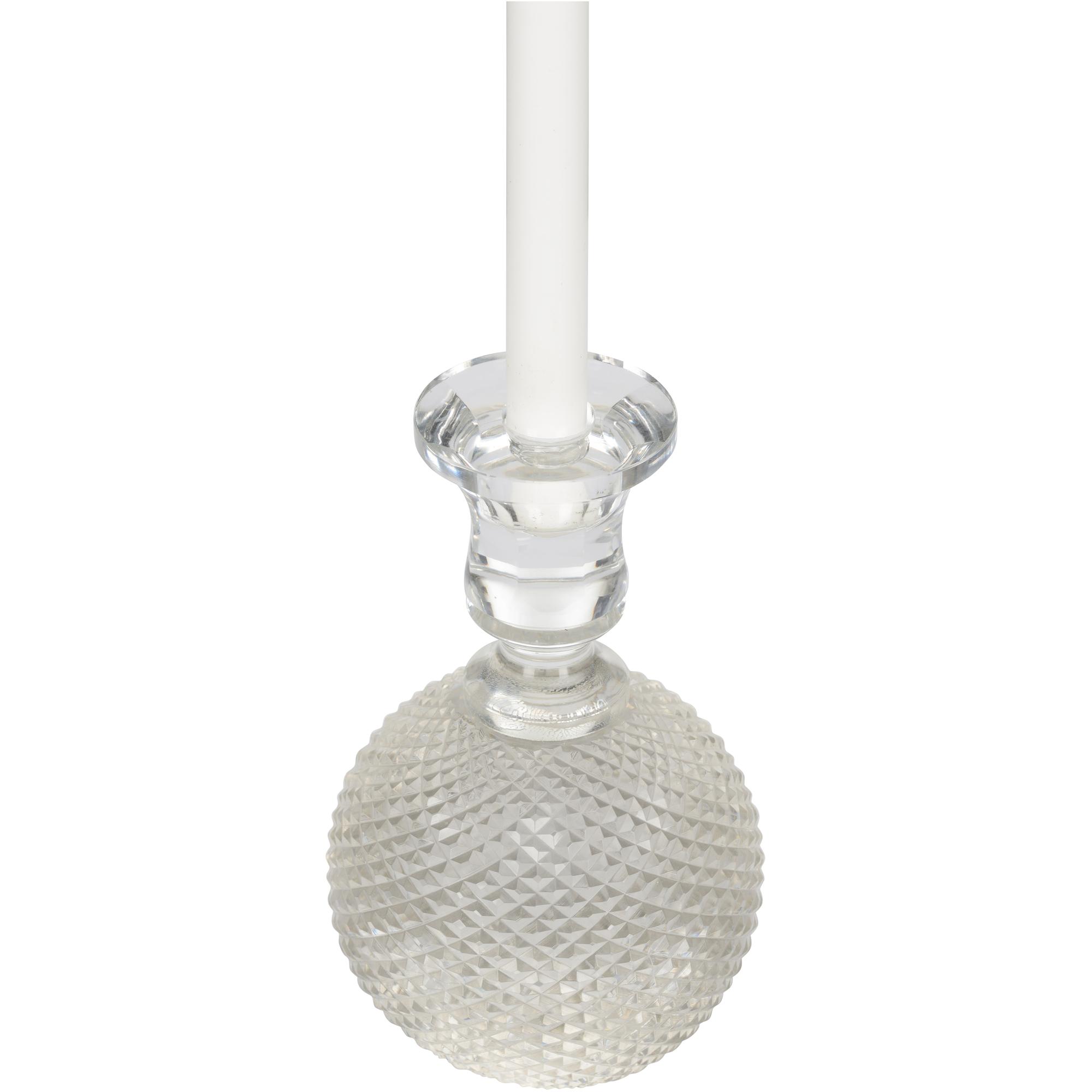 Glass Round Candleholder 2 Glass Round Candleholder - Image 2