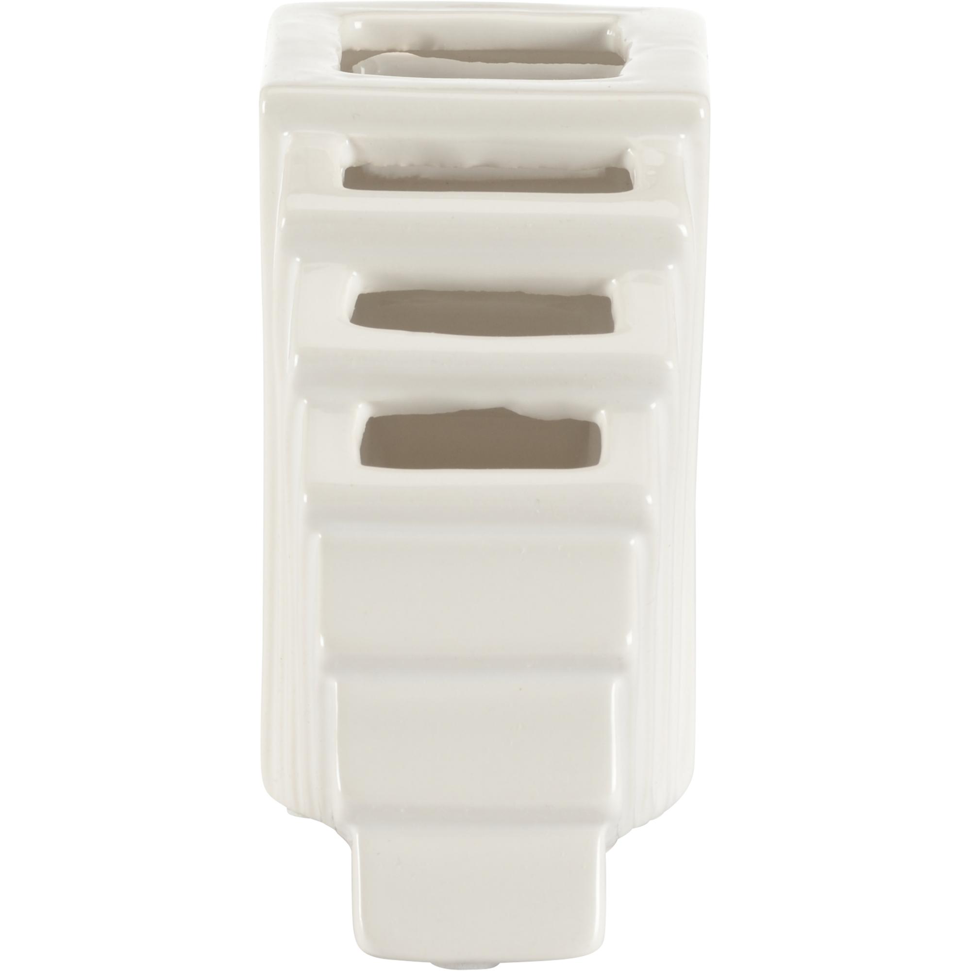 La Feria Vase - White (Sm) 4 La Feria Vase - White (Sm) - Image 4